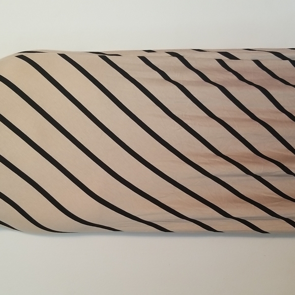 New Promesa Striped Long Maxi Dress Tshirt Soft Rayon Blend - Picture 4 of 8